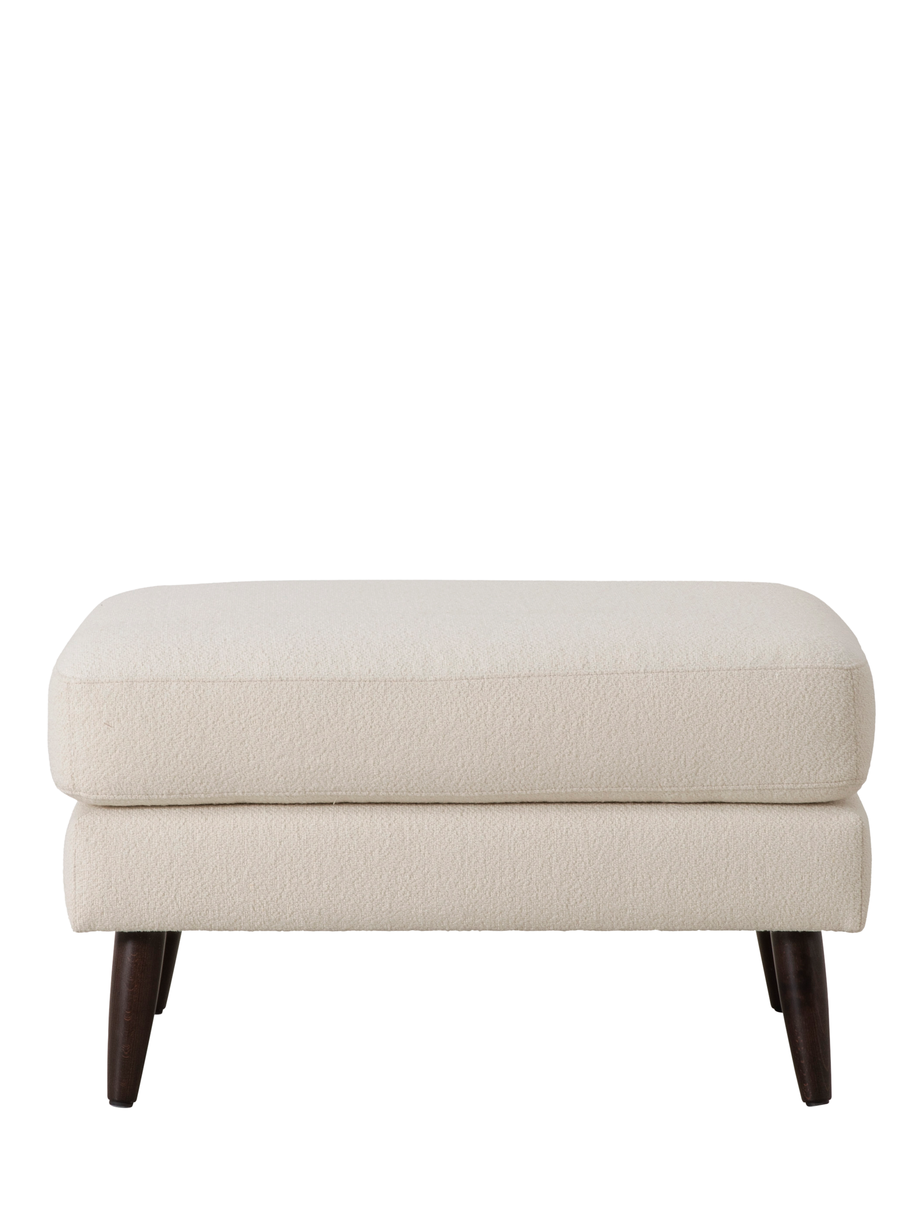 Model 08 Range, Swyft Model 08 Footstool, Dark Leg, Boucle Everest Ivory