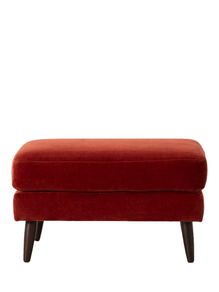 Swyft Model 08 Footstool, Dark Leg, Chenille Harissa