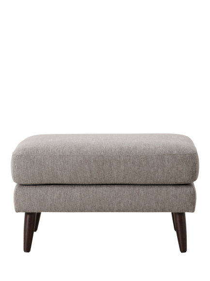 Swyft Model 08 Footstool, Dark Leg, Linen Shadow