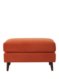 Swyft Model 10 Footstool, Dark Leg, Eco Velvet Paprika