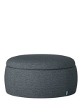 Swyft Model 01 Storage Ottoman, Linen Marine