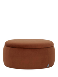 Swyft Model 01 Storage Ottoman, Plush Velvet Umber