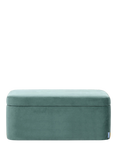 Swyft Model 02 Storage Ottoman, Plush Vlvt Airforce