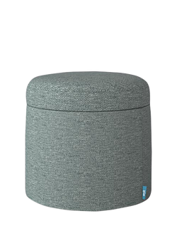 Swyft Model 03 Storage Ottoman, Linen Seaglass