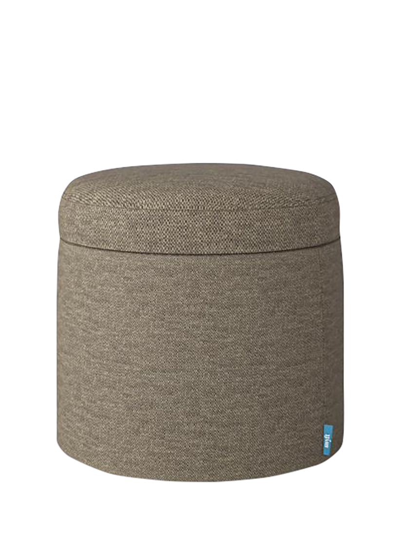 Storage 03 Range, Swyft Model 03 Storage Ottoman, Linen Shadow