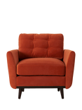 Swyft Model 10 Armchair, Dark Leg, Eco Velvet Paprika
