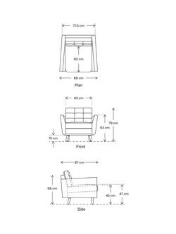 Swyft Model 10 Armchair, Dark Leg - view 2, Manolo Harissa
