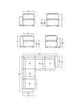 Swyft Model 03 5 Seater Corner Sofa