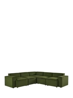 Swyft Model 03 5 Seater Corner Sofa, Velvet Vine