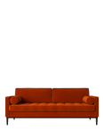 Swyft Model 02 Large 3 Seater Sofa Bed, Ecovelvet Paprika