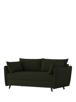 Swyft Model 08 2.5 Seater Sofa Bed - view 2, Boucle Everest Fern