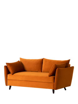 Swyft Model 08 2.5 Seater Sofa Bed - view 2, Velvet Bronze