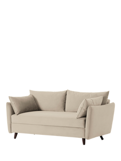 Swyft Model 08 2.5 Seater Sofa Bed - view 2, Velvet Bone