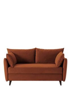 Swyft Model 08 Medium 2 Seater Double Sofa Bed, Velvet Umber