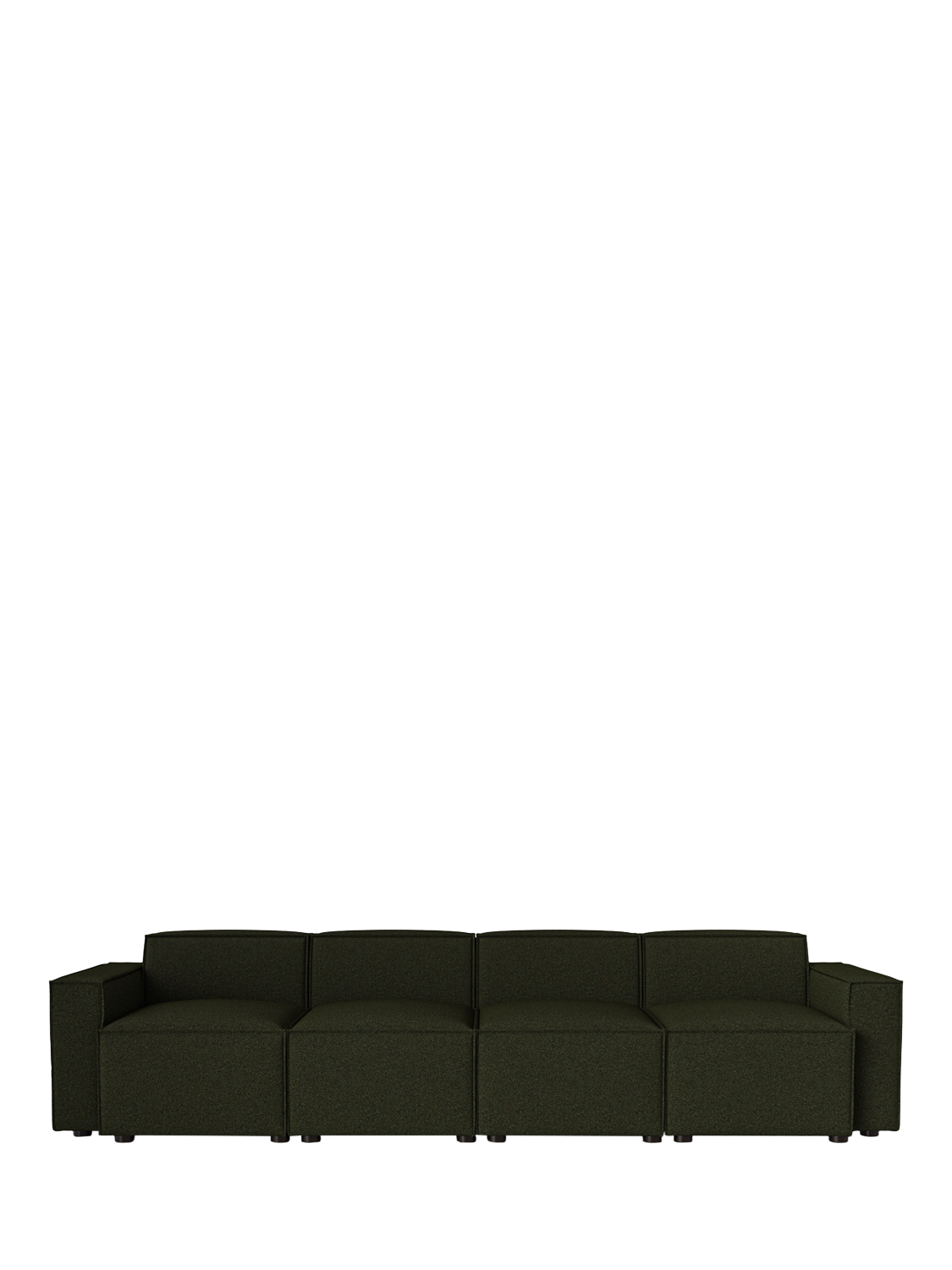Model 03 Range, Swyft Model 03 Grand 4 Seater Sofa, Boucle Everest Fern