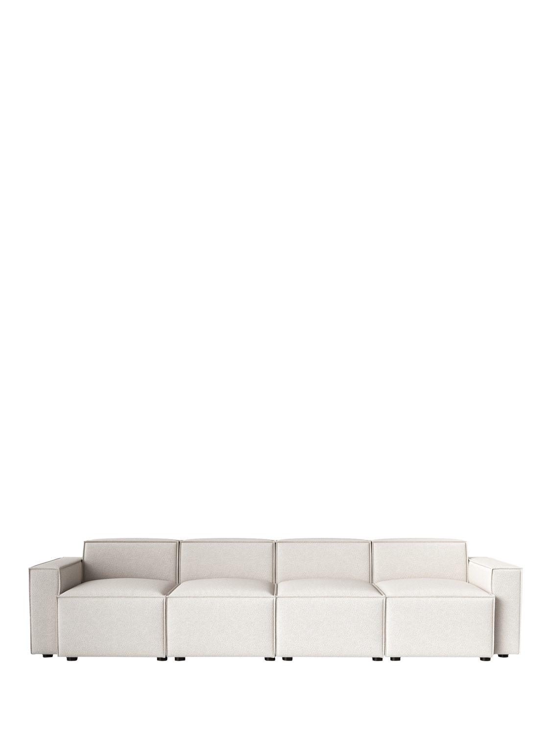 Model 03 Range, Swyft Model 03 Grand 4 Seater Sofa, Boucle Everest Ivory