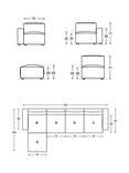 Swyft Model 03 Grand 4 Seater Sofa with Ottoman