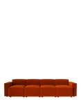 Swyft Model 03 Grand 4 Seater Sofa, Ecovelvet Paprika
