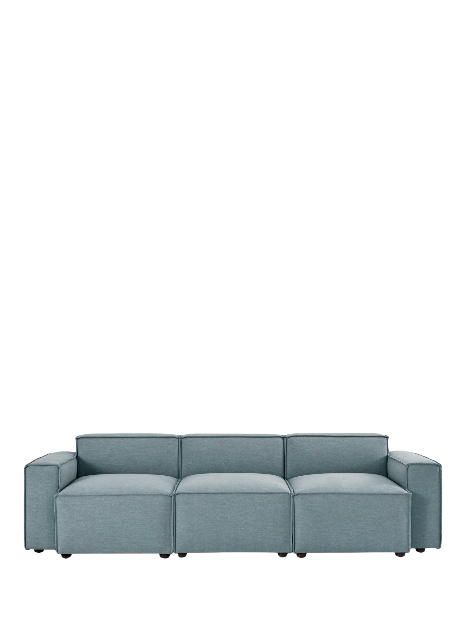 Model 03 Range, Swyft Model 03 Large 3 Seater Sofa, Linen Seaglass