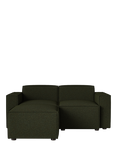 Swyft Model 03 Medium 2 Seater Sofa with Ottoman, Boucle Everest Ivory