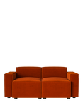 Swyft Model 03 Medium 2 Seater Sofa, Ecovelvet Paprika