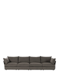 Swyft Model 06 Grand 4 Seater Sofa, Elephant Grey Velvet