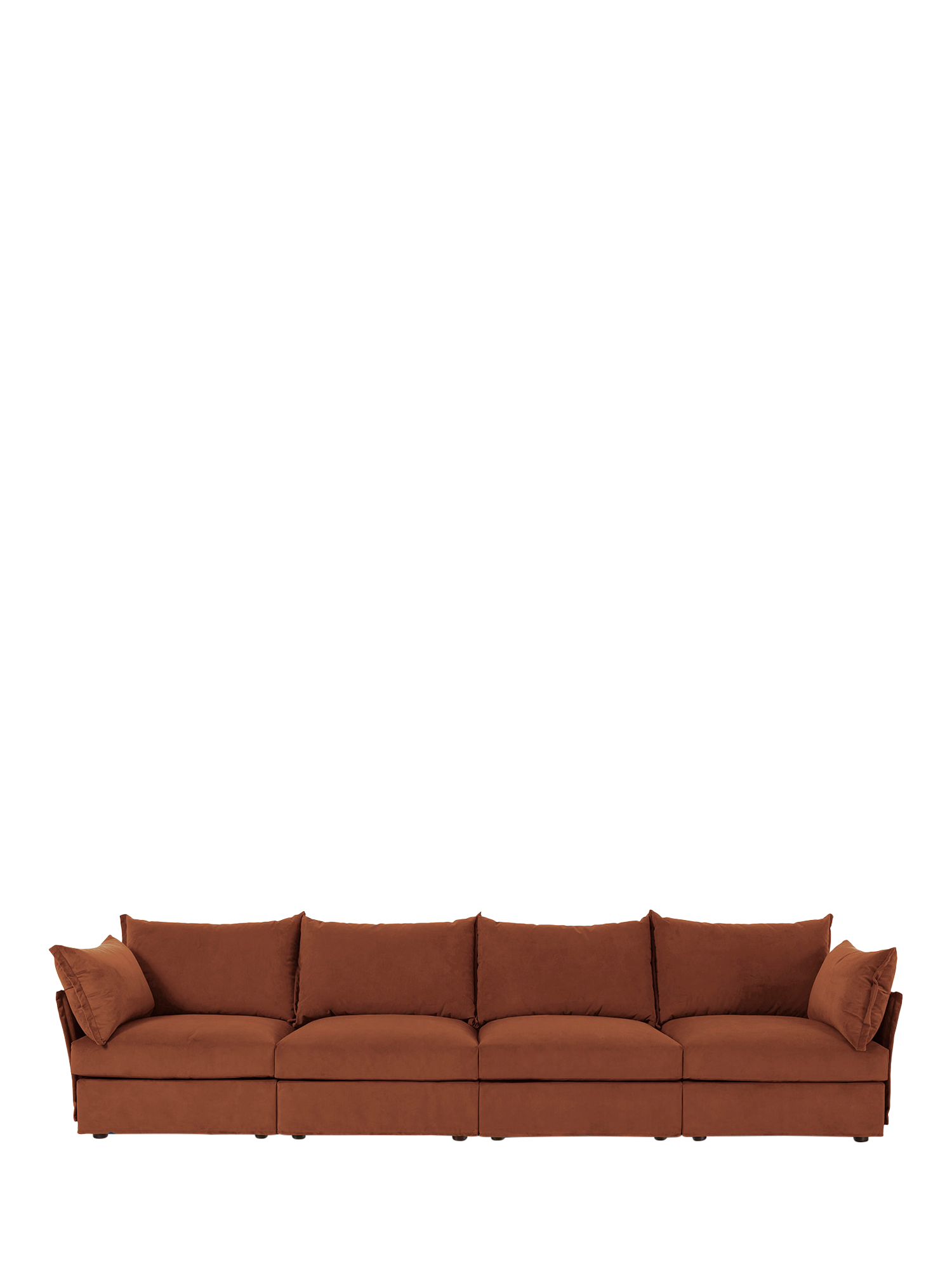 Model 06 Range, Swyft Model 06 Grand 4 Seater Sofa, Velvet Umber