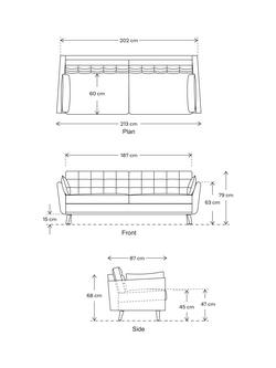 Swyft Model 10 Large 3 Seater Sofa, Dark Leg - view 2, Linen Shadow