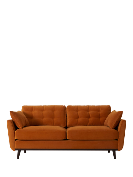 Swyft Model 10 Medium 2 Seater Sofa, Dark Leg, Velvet Bronze