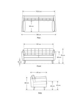 Swyft Model 10 Medium 2 Seater Sofa, Dark Leg - view 2, Manolo Harissa