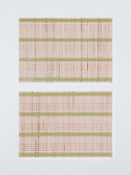 John Lewis Banana Leaf Placemat, Set of 2, Pistachio