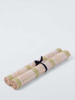 John Lewis Banana Leaf Placemat, Set of 2 - view 2, Pistachio