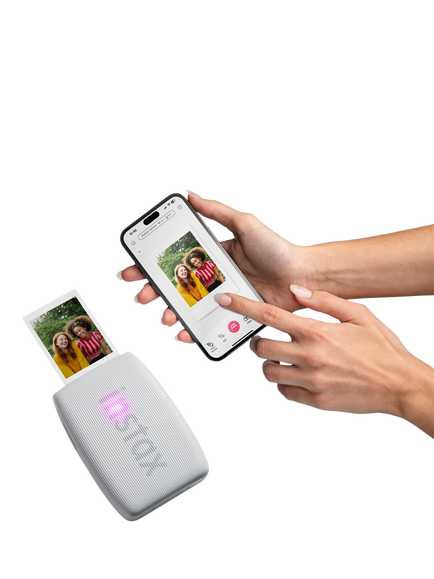 Fujifilm instax™ Mini Link 3 Mobile Photo Printer - view 2, Clay White