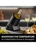 CASO Design VinoCase Wine Cooler, Black