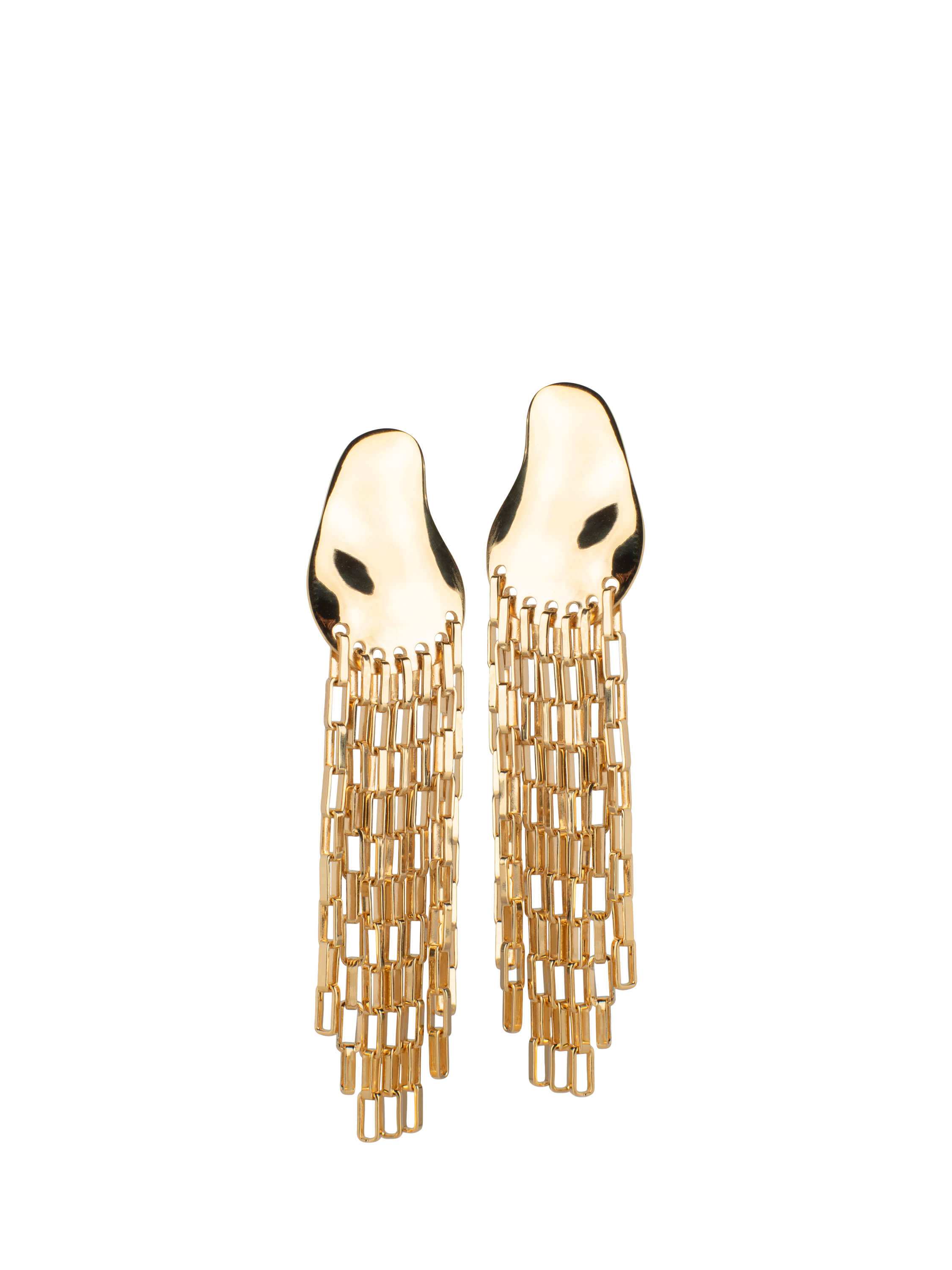 Product image 1 of 4, which shows ENAMEL Copenhagen Solange Earrings, Gold