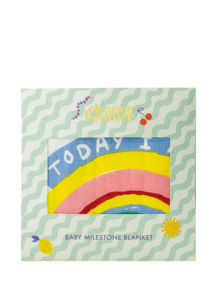 Eleanor Bowmer Baby Milestone Blanket, Multi