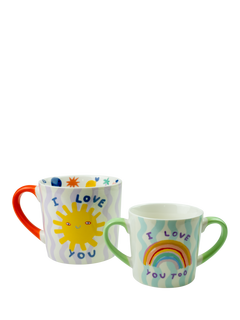 Eleanor Bowmer Adult and Infant Mugs Gift Set, Multi