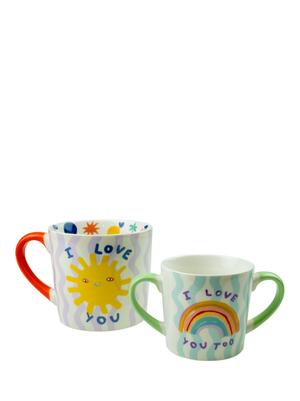 Eleanor Bowmer Adult and Infant Mugs Gift Set, Multi, Multi