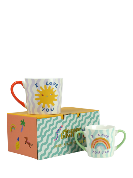 Eleanor Bowmer Adult and Infant Mugs Gift Set, Multi - view 2, Multi