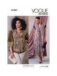 Vogues Misses' Dress and Tunic Sewing Pattern, V1937