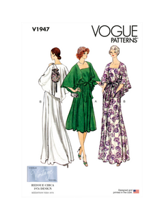 Vogue Vintage Vogue Misses' Evening Dress Sewing Pattern, V1947, B5