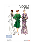Vogue Vintage Vogue Misses' Evening Dress Sewing Pattern, V1947, Y5