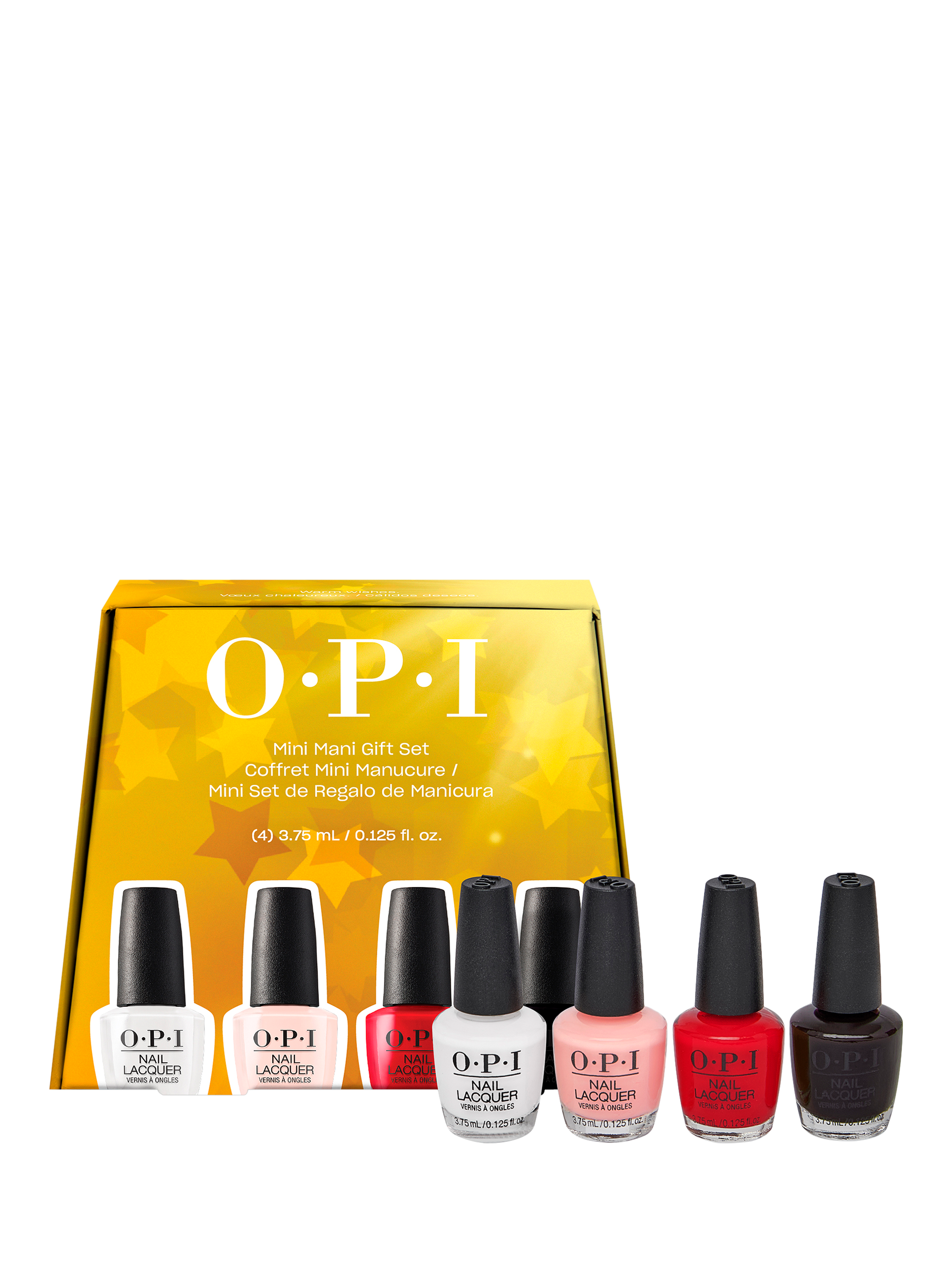OPI Classic Nail Polish Professional Fast-Drying Nail Lacquer Gift Set, 4 x 3.75ml