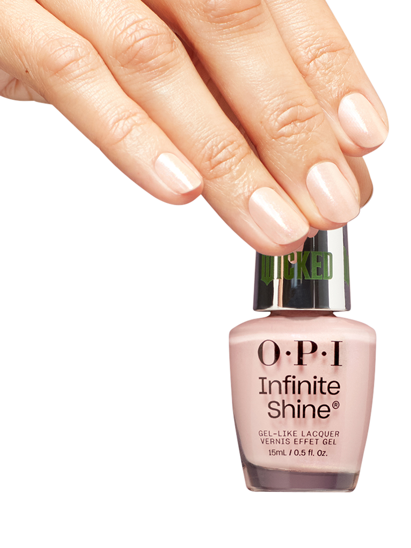 Product image 6 of 8, which shows OPI x Wicked Infinite Shine Gel-Like Lacquer Nail Poilsh, The "ga" Is Silent