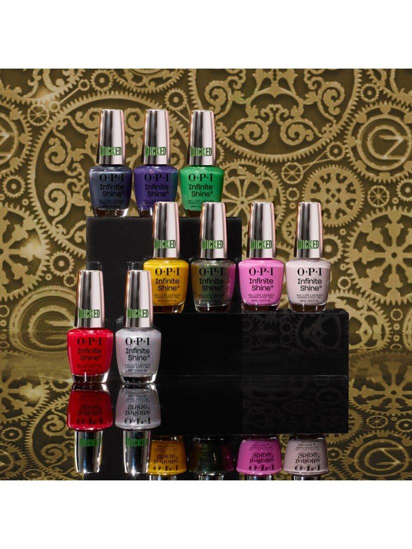 Product image 8 of 8, which shows OPI x Wicked Infinite Shine Gel-Like Lacquer Nail Poilsh, The "ga" Is Silent