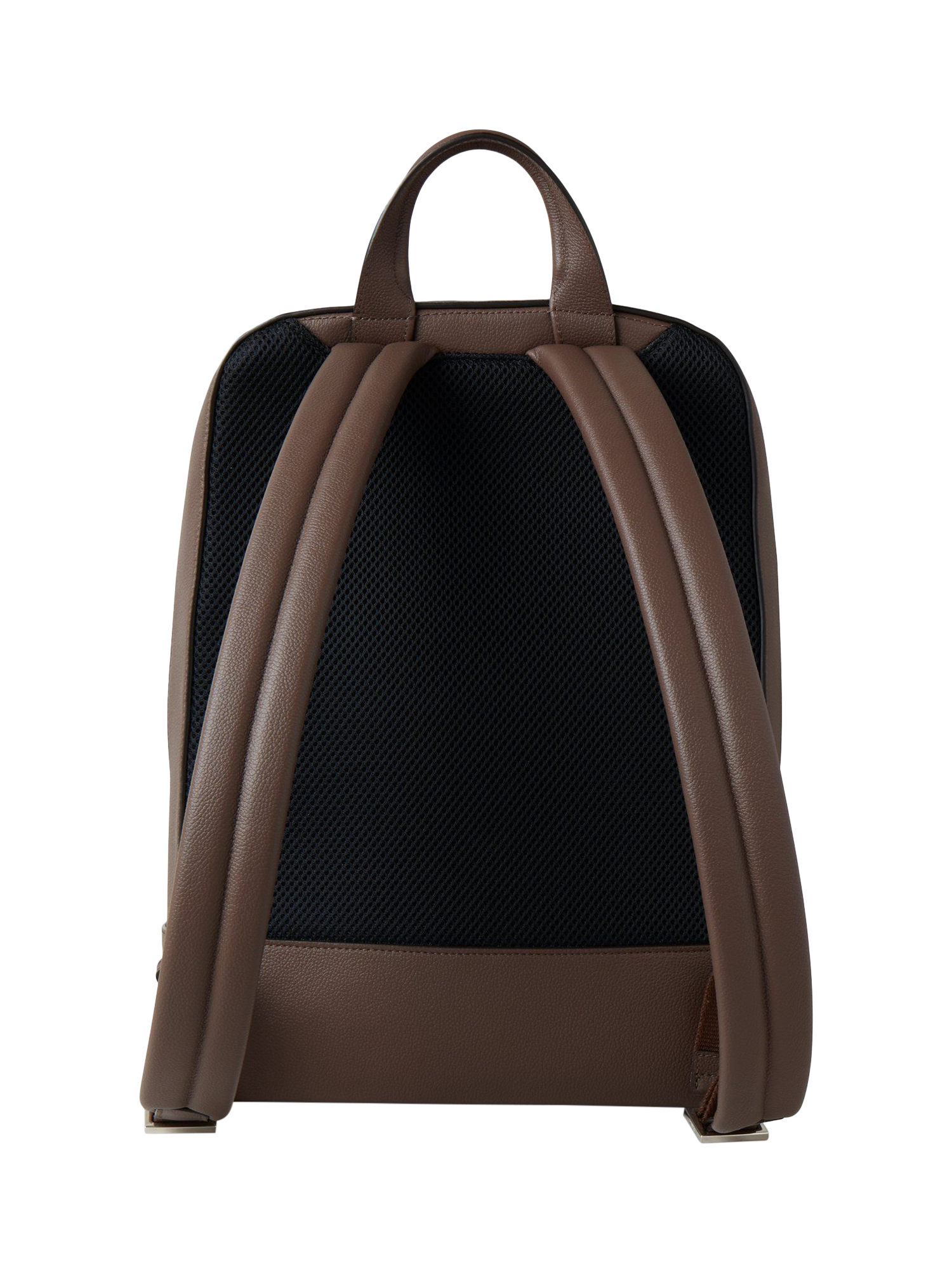 Product image 2 of 6, which shows Mulberry Farringon Small Pebble Grain Leather Backpack, Taupe Brown