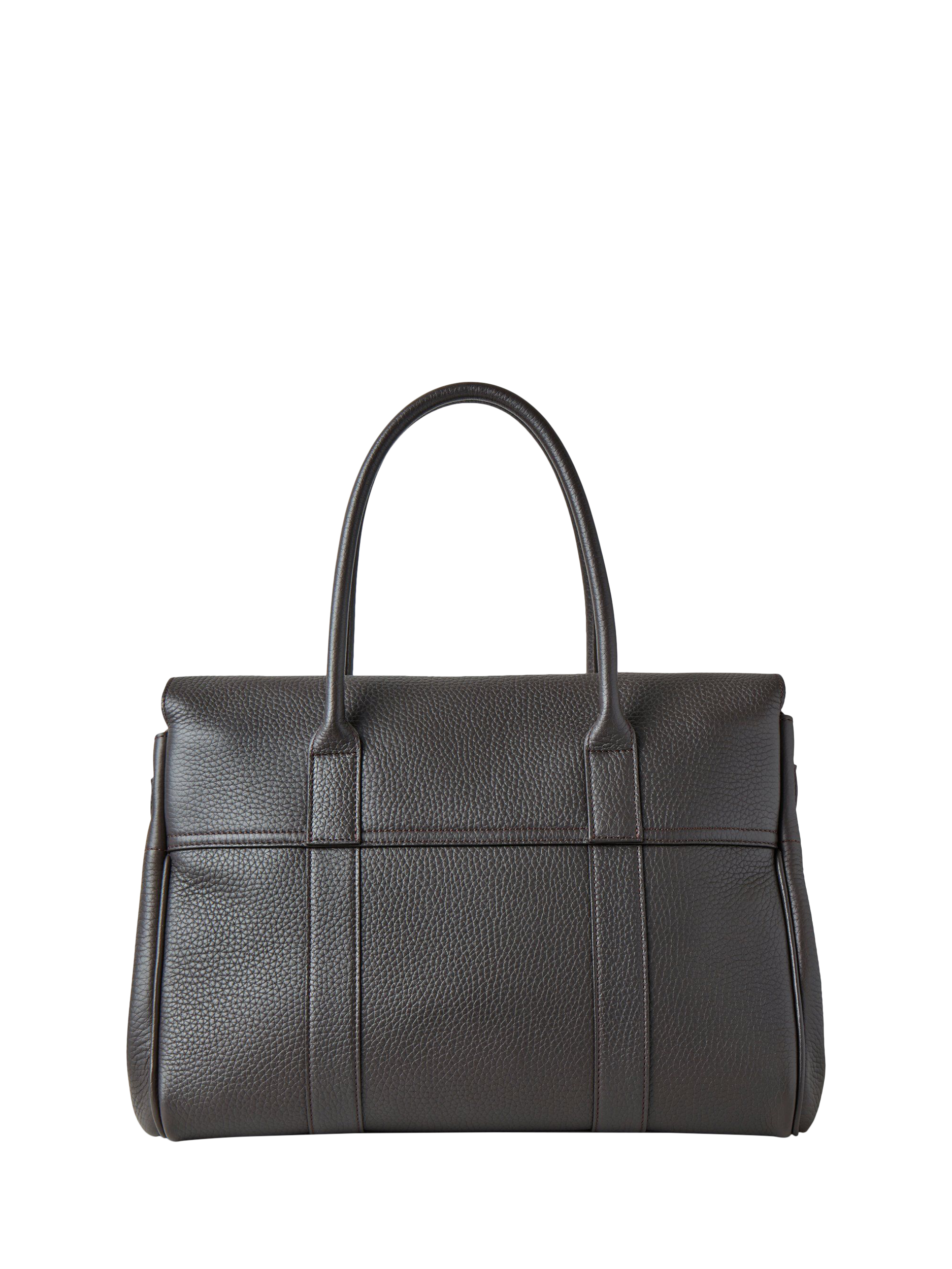 Product image 2 of 6, which shows Mulberry Bayswater Heavy Grain Leather Tote Bag, Ebony
