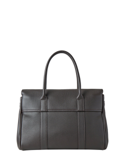 Mulberry Bayswater Heavy Grain Leather Tote Bag - view 2, Ebony
