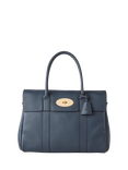 Mulberry Bayswater Heavy Grain Leather Tote Bag, Night Sky