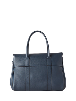 Mulberry Bayswater Heavy Grain Leather Tote Bag - view 2, Night Sky